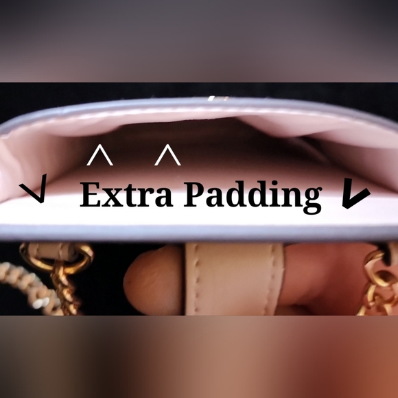 BN Michael Kors Cross Body & Smart phone carrier SOFT leather bag w/chain straps - Picture 7 of 11